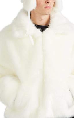 LANDLORD Men's Eisenhower Faux-Fur Jacket - White