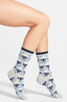Thumbnail for your product : Hot Sox 'Menorah with Flowers' Crew Socks