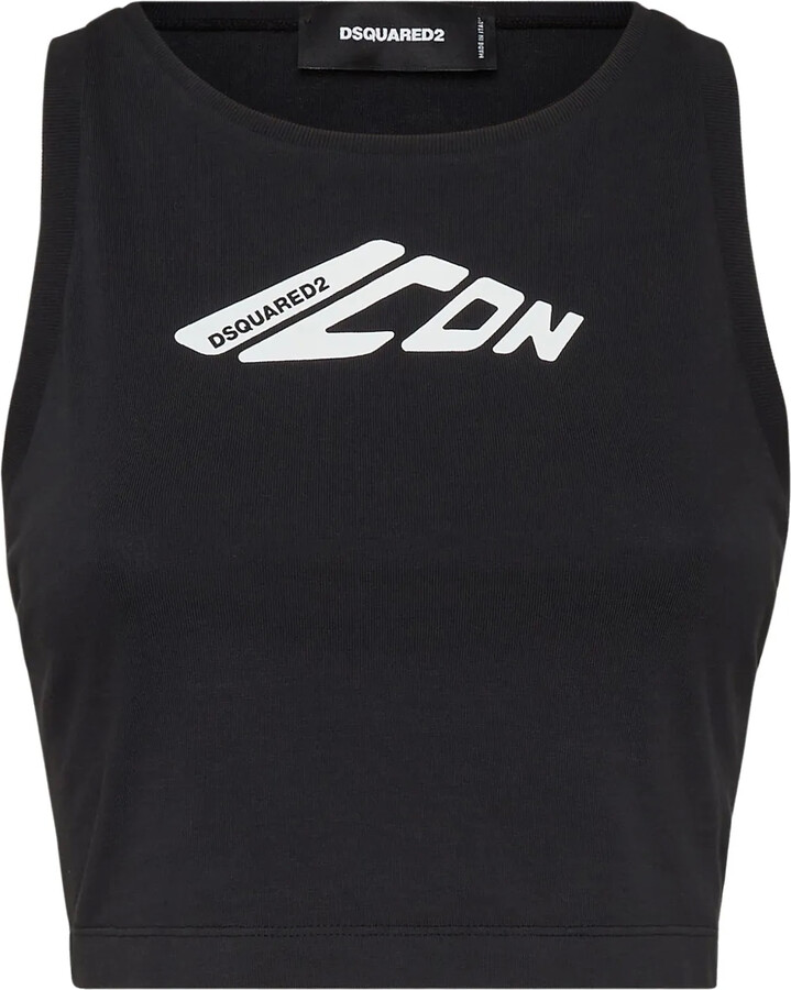 DSQUARED2 Mini Fit Icon tank top