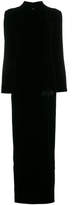 Thumbnail for your product : Beau Souci Velvet slit maxi dress