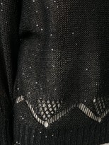 Thumbnail for your product : Snobby Sheep Sequin-Embellished Relaxed-Fit Jumper