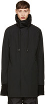 Thumbnail for your product : Niløs Black Nylon Zipped Coat