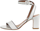 Thumbnail for your product : Tabitha Simmons Leticia Leather Ankle-Wrap Sandal
