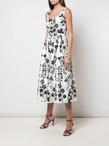 Thumbnail for your product : Oscar de la Renta Botanical Silhouette Dress
