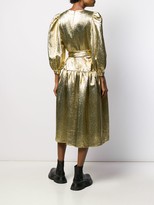 Thumbnail for your product : Marc Jacobs Metallized Puff-Sleeves Dress