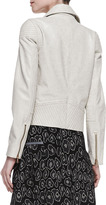 Thumbnail for your product : Marc by Marc Jacobs Avery Crackled Cropped Leather Jacket