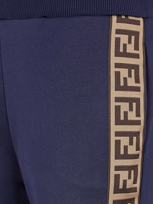Fendi FF motif panelled track pants