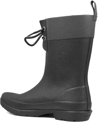 Bogs Floral Lace-Up Waterproof Rain Boot