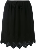 Iro - embroidered hem skirt - women 