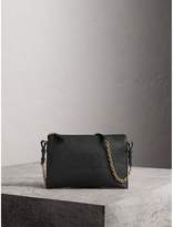 Burberry Embossed Leather Clutch Bag