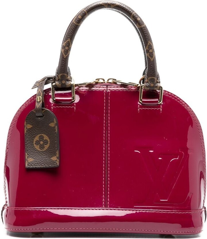 Louis Vuitton 2018 pre-owned Vernis Lisse Alma BB handbag - ShopStyle  Satchels & Top Handle Bags
