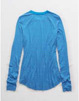 Thumbnail for your product : aerie Real SoftRibbed Long Sleeve Tee