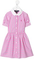 Thumbnail for your product : Ralph Lauren Kids Polo Pony striped shirt dress