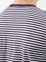 Thumbnail for your product : Sunspel Striped Cotton-jersey T-shirt - Blue Stripe