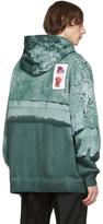 Thumbnail for your product : Acne Studios Green Printed Dye Hoodie
