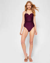 Thumbnail for your product : Ted Baker FRILDA Ruffle trim swimsuit