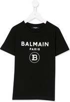 Thumbnail for your product : Balmain Kids logo print T-shirt