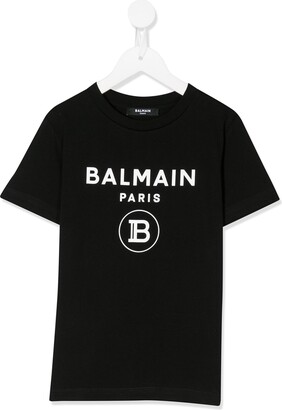 Balmain Kids logo print T-shirt