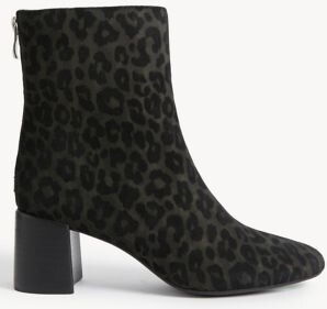 m&s black suede boots