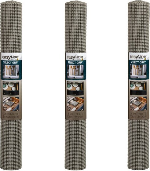 Duck Brand Select Grip EasyLiner Non Adhesive Shelf And Drawer Liners 20 x  24 Brownstone Pack Of 2 Rolls - Office Depot