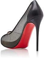 Thumbnail for your product : Christian Louboutin Women's Very Rete Leather & Mesh Platform Pumps
