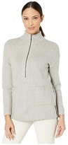 Thumbnail for your product : Nic+Zoe Zip Line Sweater (Walnut Cream) Women's Clothing