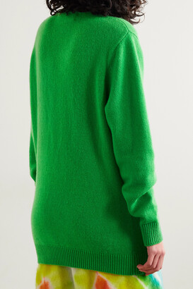The Elder Statesman Cashmere Turtleneck Sweater - Green