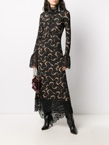 Thumbnail for your product : Paco Rabanne Floral-Print Fitted Dress