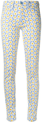 Love Moschino daisy print skinny trousers