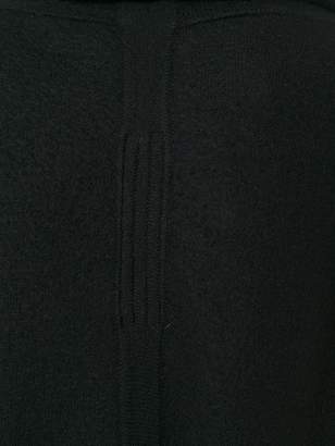 Rick Owens cashmere sleeveless cardi-coat