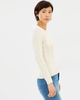 Thumbnail for your product : Polo Ralph Lauren Cable Cotton Crew Neck Sweater