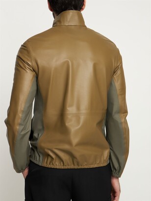Dunhill Performance Leather Track Jacket