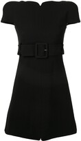 Thumbnail for your product : Versace belted A-line dress