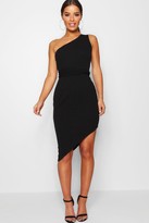 linda asymmetric bodycon dress