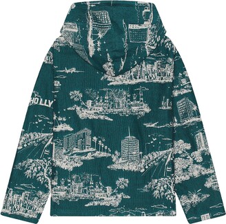 Amiri LA Landmark Tapestry Hoodie in Teal - ShopStyle