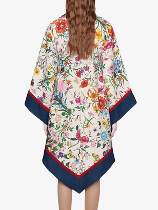 Gucci Kimono style dress with Flora print