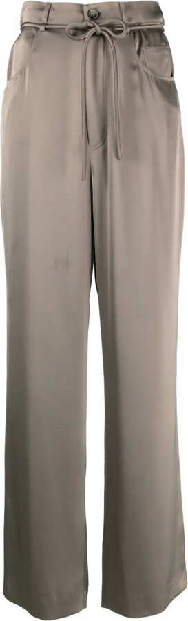 【送料&関税込】Nanushka Cream Felina Pant Nanushka Cream Felina Pant - ShopStyle