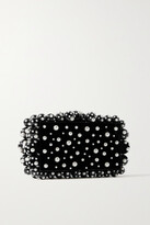 Thumbnail for your product : Cult Gaia Eos Beaded Faux Pearl-embellished Acryclic Clutch - Black