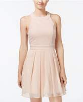 Thumbnail for your product : Trixxi Juniors' Bow-Back Pleated A-Line Dress