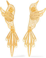 Thumbnail for your product : Mallarino Colibri Gold Vermeil Earrings