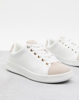 Thumbnail for your product : Miss KG lace up trainer in white