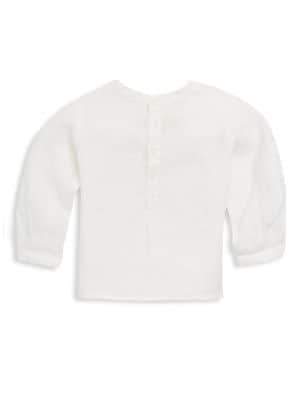Bonpoint Baby's & Toddler's Long-Sleeve Linen Top