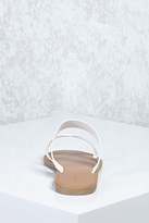 Thumbnail for your product : Forever 21 Metallic Faux Leather Sandals