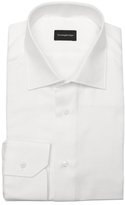 Thumbnail for your product : Ermenegildo Zegna white oxford point collar dress shirt