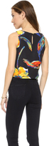 Thumbnail for your product : Milly Pop Art Floral Crop Top
