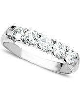 Thumbnail for your product : 14k White Gold Ring, Certified Diamond Band (3/4 ct. t.w.)