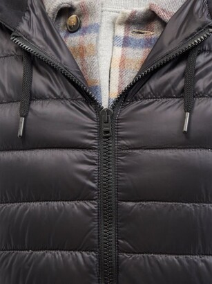 Herno Hooded Quilted Down Gilet - Black