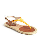 Thumbnail for your product : KORS Stephy Leather T-Strap Sandals