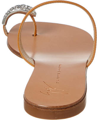 Giuseppe Zanotti Leather Toe Ring Sandal