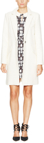 Thumbnail for your product : Milly Textured Notch Lapel Coat